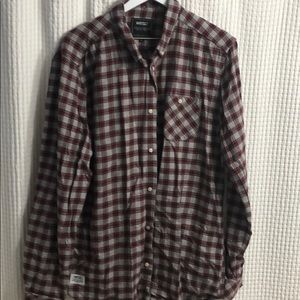 Wesc Red / Grey flannel XL